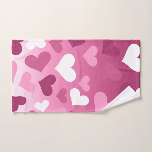 Valentine Hearts (Serviette à main)