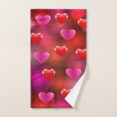 Valentine Hearts (Serviette à main)