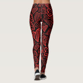 Valentine_hearts leggings noir (Dos)