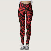 Valentine_hearts leggings noir (Devant)