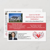 Valentine Immobilier Open House Invitation (Devant / Derrière)