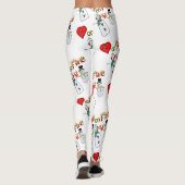Valentine Leggings Long Snowman Fire (Dos)