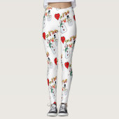 Valentine Leggings Long Snowman Fire (Devant)
