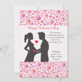 Valentine Love Faire-part de grossesse (Devant)