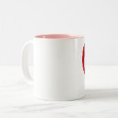 Valentine Love Heart Mug (Devant gauche)