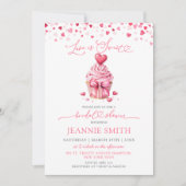 Valentine Love is Sweet Bridal Shower Invitation (Devant)