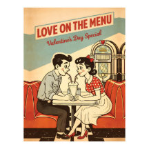 Valentine - Love on the Menu Retro Sodawinkel