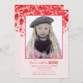 Valentine Love Photo Invitation (Devant / Derrière)