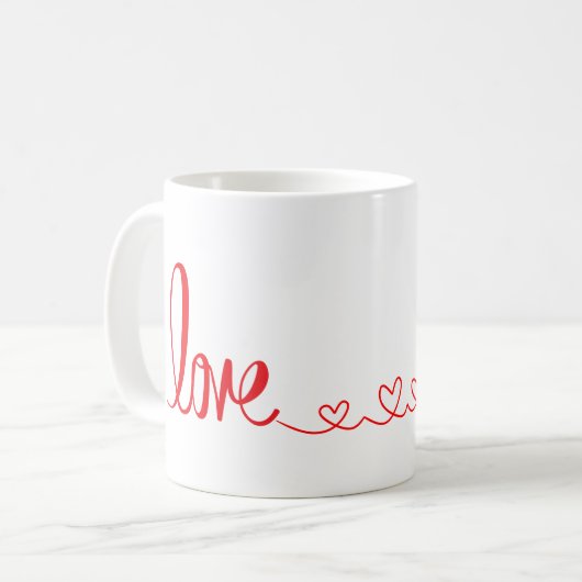 Valentine Mug : Amour (Devant gauche)