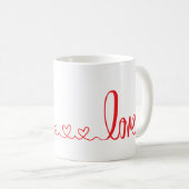 Valentine Mug : Amour (Devant droit)