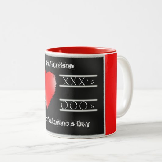 Valentine Mug pour enseignant (Devant droit)