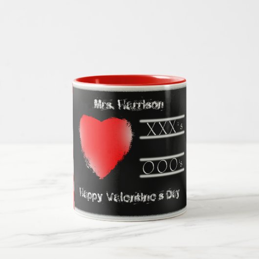 Valentine Mug pour enseignant (Centre)
