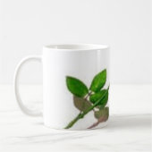 Valentine Mugs avec un seul rose (Gauche)