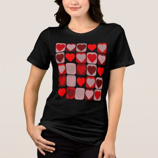 Valentine Patchwork T-Shirt (Voorkant)