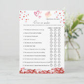 Valentine Plus ou sous la nage jeu de douche Carte (Debout devant)