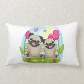 Valentine Pug 2016 Kussen