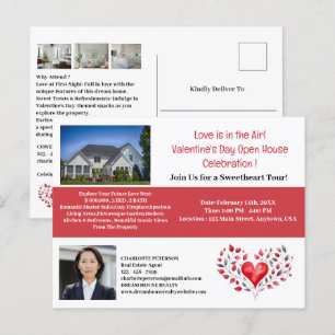 Valentine Real Estate Open Huis Uitnodiging