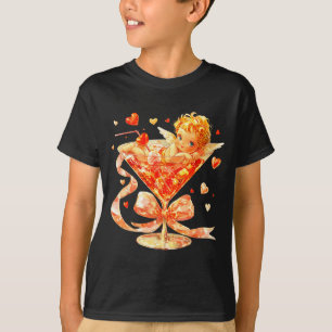 Valentine Retro Cupid Coquette Valentijnsdag Feest T-shirt