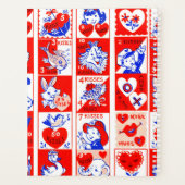 Valentine Retro Love Hugs Motif (Dos)
