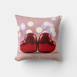 valentine romantic heart decoration couple kussen