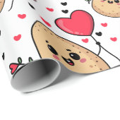 Valentine Romantic Potato Cadeaupapier (Rol Hoek)