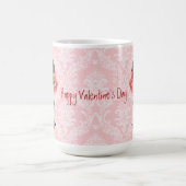 Valentine Rose Anglais Cocker Spaniel Coffee Mug (Centre)