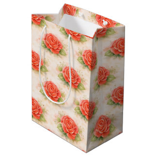 Valentine rose medium cadeauzakje