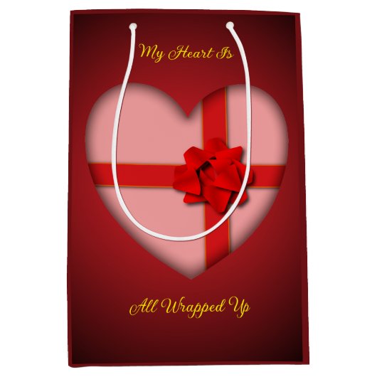 Valentine’s Day Gift Bag Medium Cadeauzakje (Voorkant)