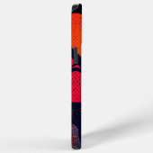 Valentine’s Day Heart Pattern – Retro Pop Art iPhone Hoesje (Rechterkant)