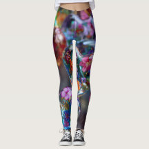 Valentine’s Day Leggings – Romantic Heart Pattern 