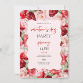 Valentine’s Day Party Invitation Kaart (Voorkant)