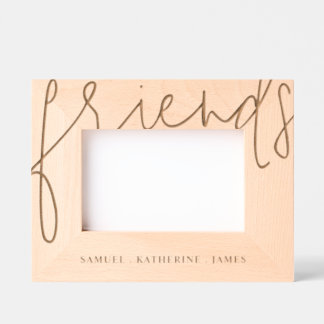 Valentine’s Day Personalized Best Friends Wooden Gegraveerde Lijstjes