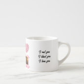 Valentine’s Day Personalized Espresso Mug (Droite)