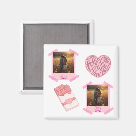 Valentine’s Day Personalized Magnet (Recto/Verso)