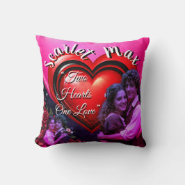 Valentine’s Day Photo Collage Red Pink Hearts Kussen