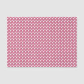Valentine’s Day Red Pink Hearts Stripes Pattern Tissuepapier (Voorkant)