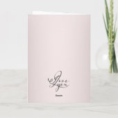 Valentine’s Day Soft Blush Photo Collage Kaart (Achterkant)