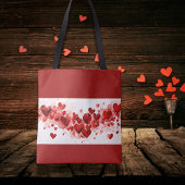 Valentine Sac fourre-tout de conception de coeur a