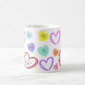 Valentine Sweetheart Candy Phases Mug café (Centre)
