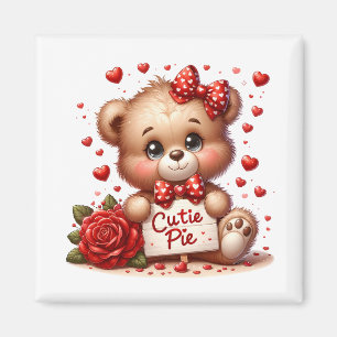 Valentine Teddy Magneet