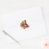 Valentine Teddy Stickers (Envelop)