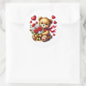 Valentine Teddy Stickers (Sac)