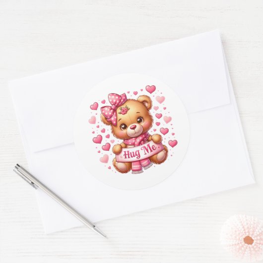 Valentine Teddy Stickers (Enveloppe)