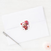 Valentine Teddy Stickers (Envelop)