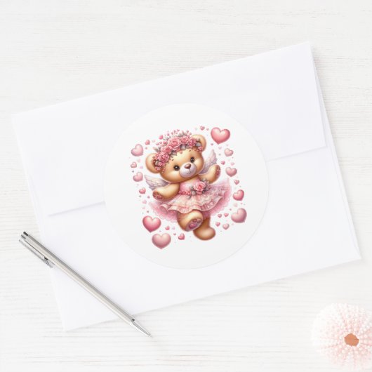 Valentine Teddy Stickers (Enveloppe)
