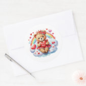 Valentine Teddy Stickers (Envelop)