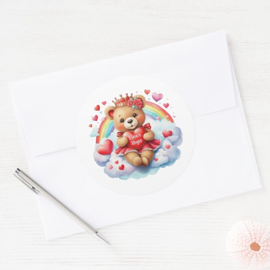 Valentine Teddy Stickers (Enveloppe)