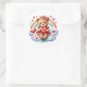 Valentine Teddy Stickers (Sac)