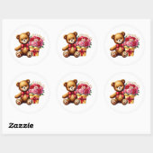 Valentine Teddy Stickers (Vel)