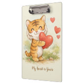 Valentine tiger klembord (Links)